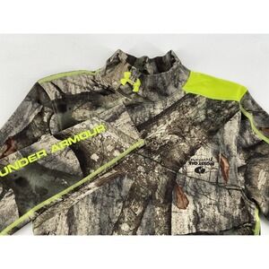 Under Armour Shirt Medium Mens Realtree Camo Hunting Compression Scent Control‎